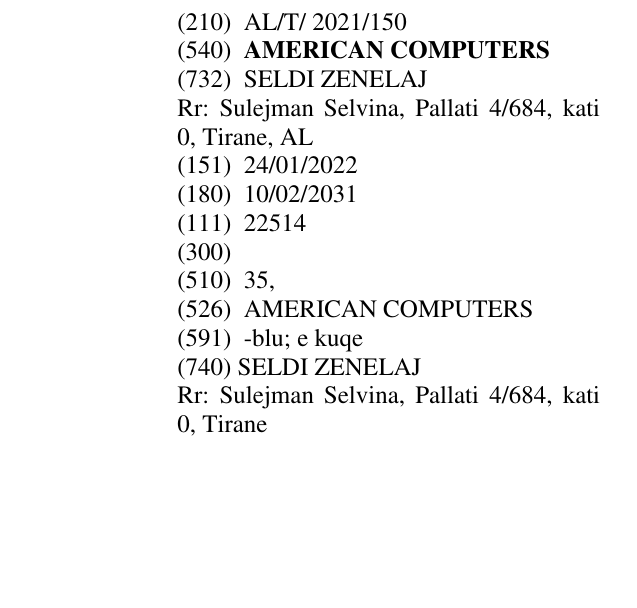 Zëri i markës AMERICAN COMPUTERS në buletin