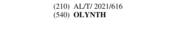 Zëri i markës OLYNTH në buletin