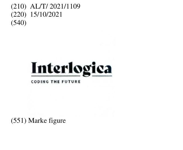Zëri i markës Interlogica CODING THE FUTURE në buletin