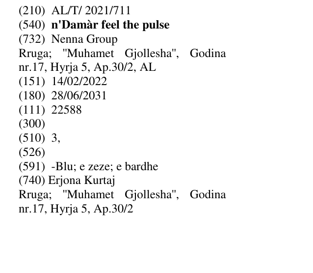 Zëri i markës n'Damàr feel the pulse në buletin