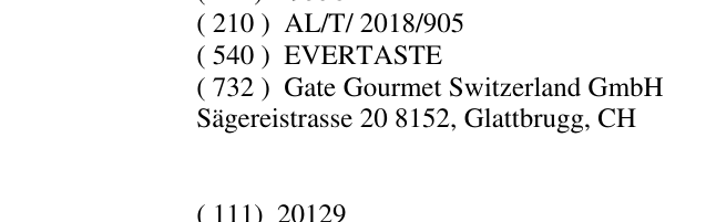 Zëri i markës EVERTASTE në buletin