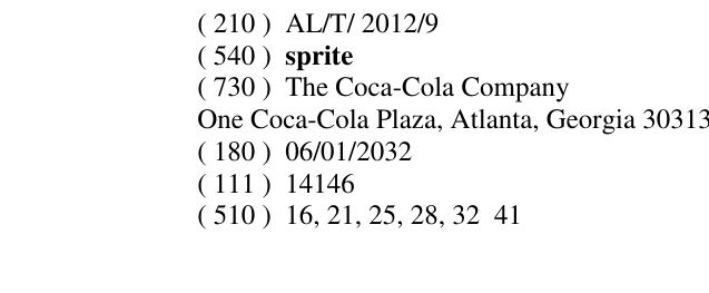 Zëri i markës sprite në buletin