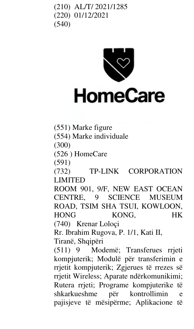Zëri i markës HomeCare në buletin