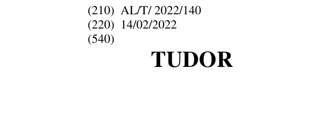 Zëri i markës TUDOR në buletin