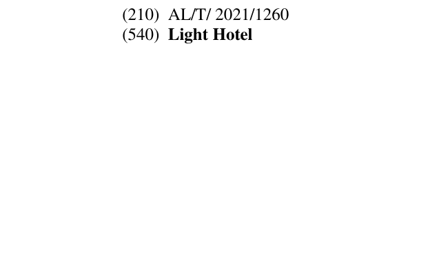 Zëri i markës Light Hotel në buletin