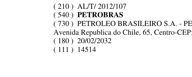 Zëri i markës PETROBRAS në buletin