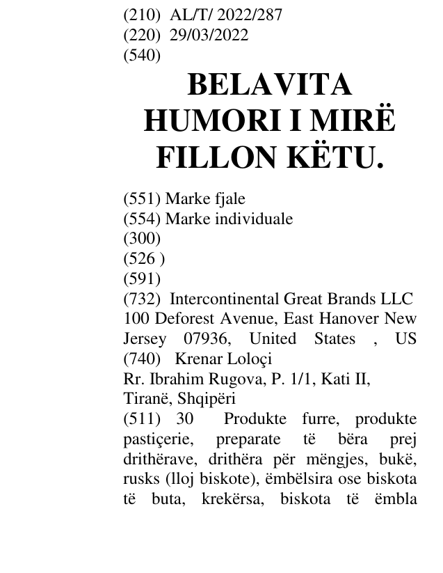 Zëri i markës BELAVITA HUMORI I MIRË FILLON KËTU. në buletin