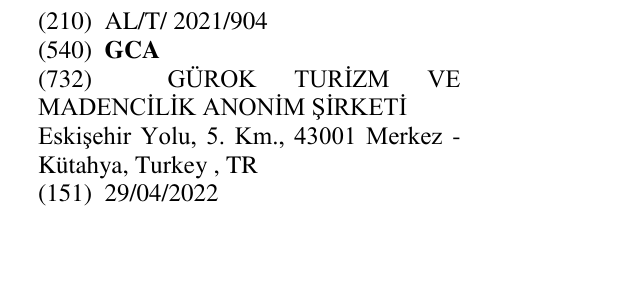 Zëri i markës GCA në buletin