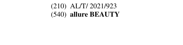 Zëri i markës allure BEAUTY në buletin