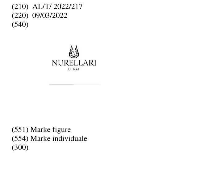 Zëri i markës Berat në buletin