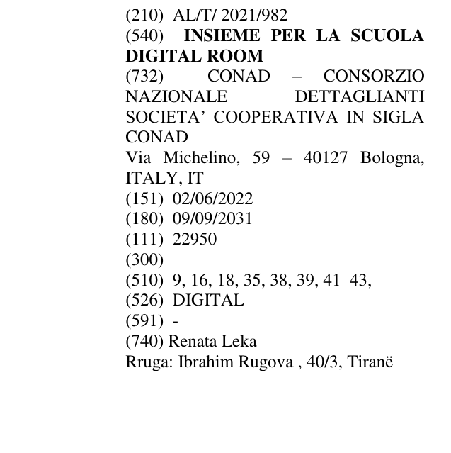 Zëri i markës INSIEME PER LA SCUOLA DIGITAL ROOM në buletin