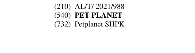 Zëri i markës PET PLANET në buletin