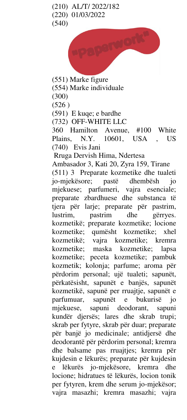 Zëri i markës Paperwork në buletin