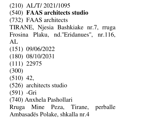 Zëri i markës FAAS architects studio në buletin