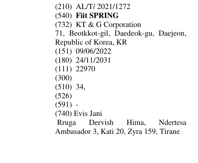 Zëri i markës Fiit SPRING në buletin