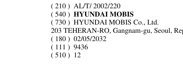 Zëri i markës HYUNDAI MOBIS në buletin