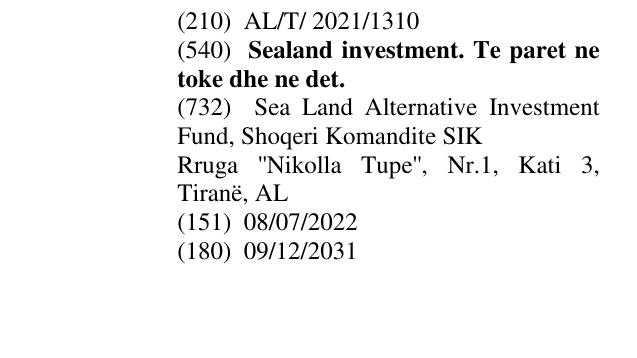 Zëri i markës Sealand investment. Te paret ne toke dhe ne det. në buletin
