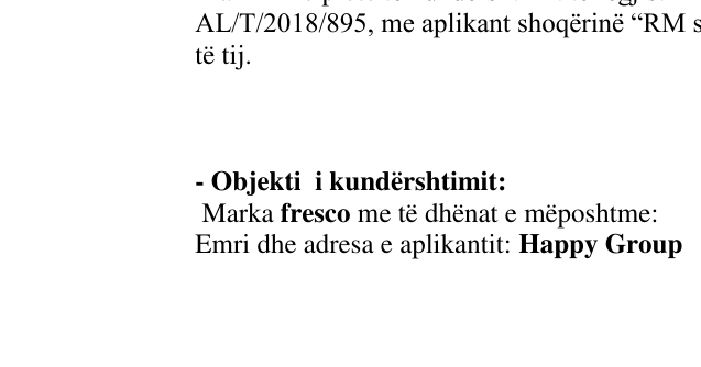 Zëri i markës XH10 në buletin