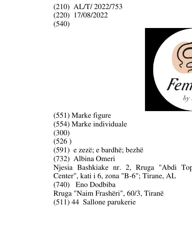 Zëri i markës FEMILUXE by A&T në buletin