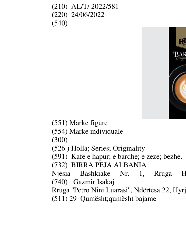 Zëri i markës Holla; Series; Originality në buletin