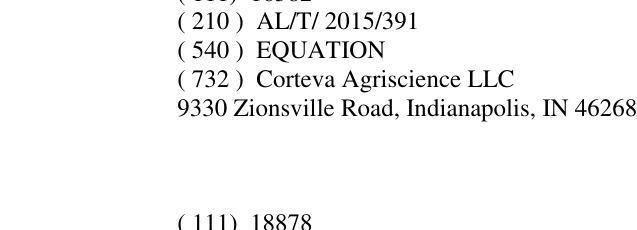 Zëri i markës EQUATION në buletin