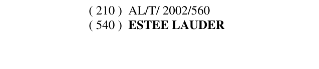 Zëri i markës ESTEE LAUDER Buletini i Pronësisë Industriale 32 në buletin