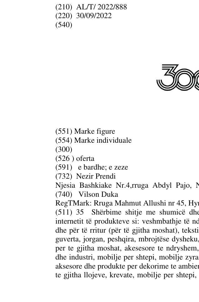 Zëri i markës oferta në buletin