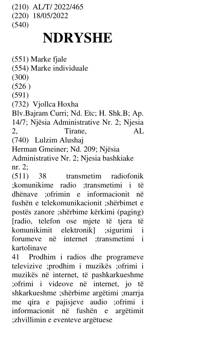 Zëri i markës NDRYSHE në buletin