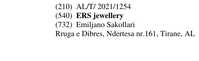Zëri i markës ERS jewellery në buletin