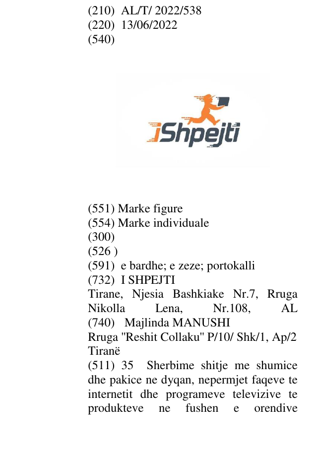 Zëri i markës I SHPEJTI në buletin