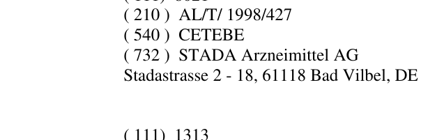 Zëri i markës CETEBE në buletin