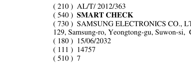 Zëri i markës SMART CHECK në buletin