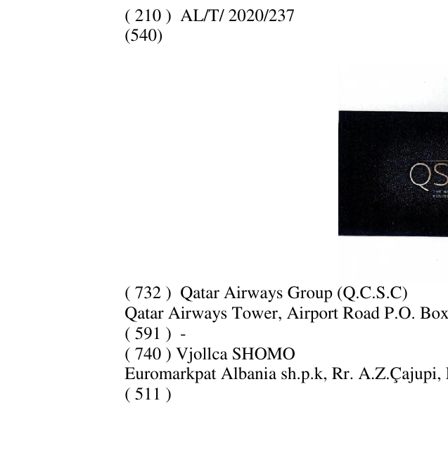 Zëri i markës QSKY THE HEIGHT OF BUSINESS TRAVEL në buletin