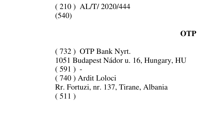 Zëri i markës OTP Bank në buletin