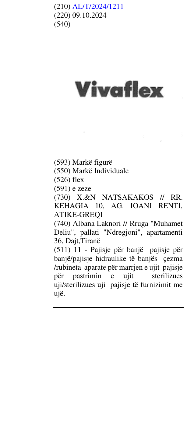 Zëri i markës flex në buletin
