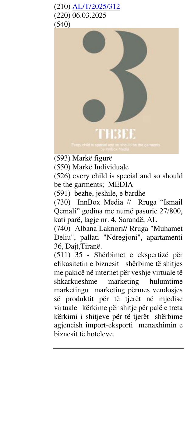 Zëri i markës every child is special and so should be the garments; MEDIA në buletin