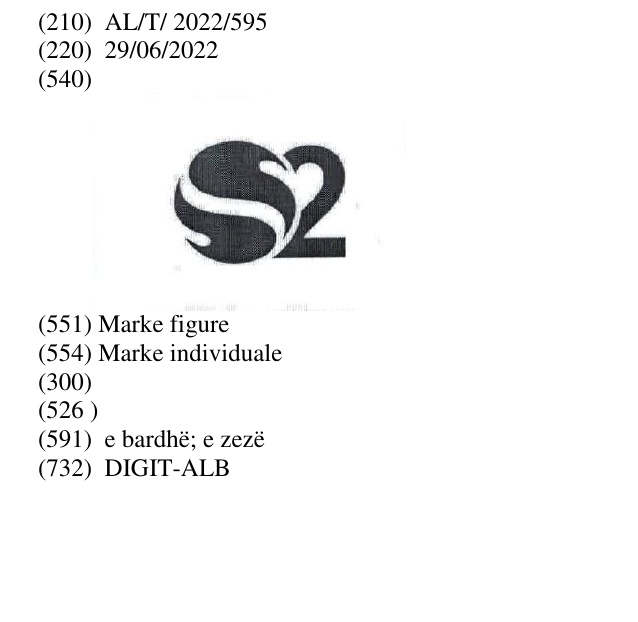 Zëri i markës S2 në buletin