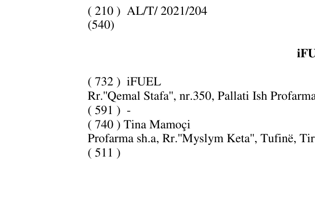 Zëri i markës iFUEL në buletin