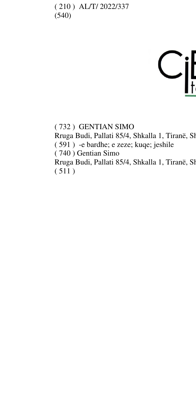 Zëri i markës CiBOitaliano në buletin
