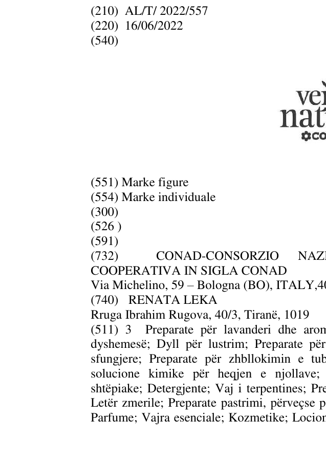 Zëri i markës verso natura CONAD në buletin