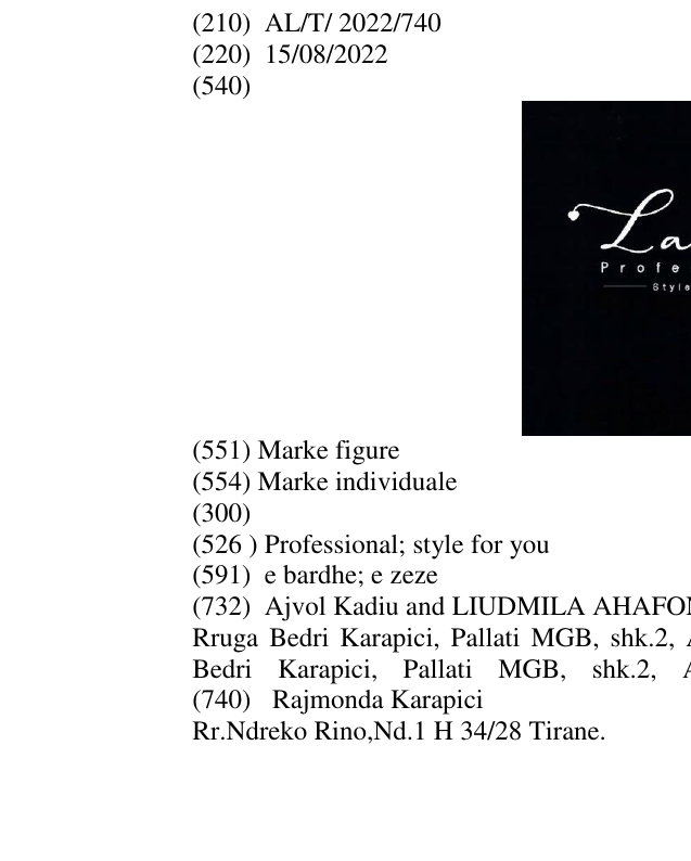 Zëri i markës Professional; style for you në buletin