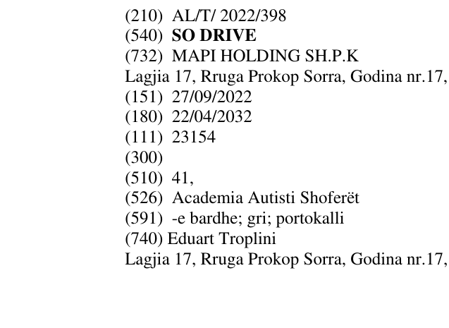 Zëri i markës SO DRIVE në buletin