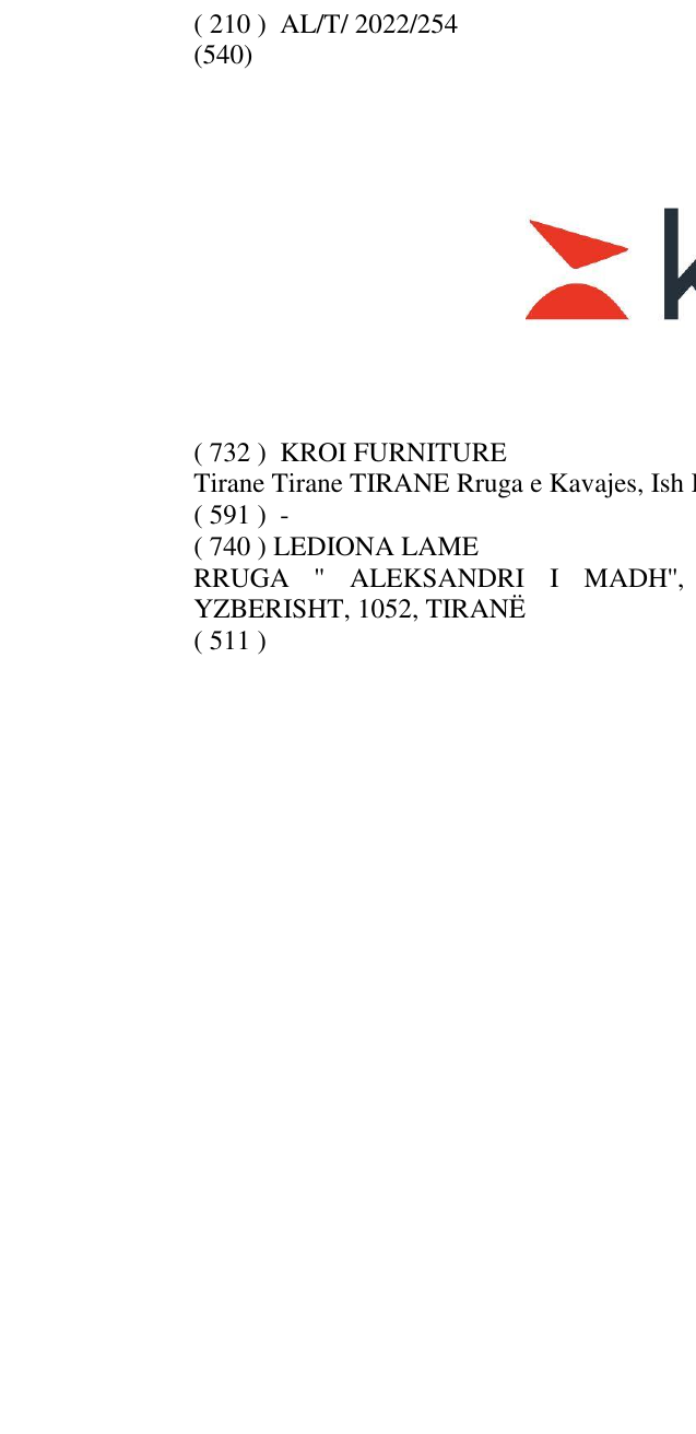 Zëri i markës Kroi në buletin
