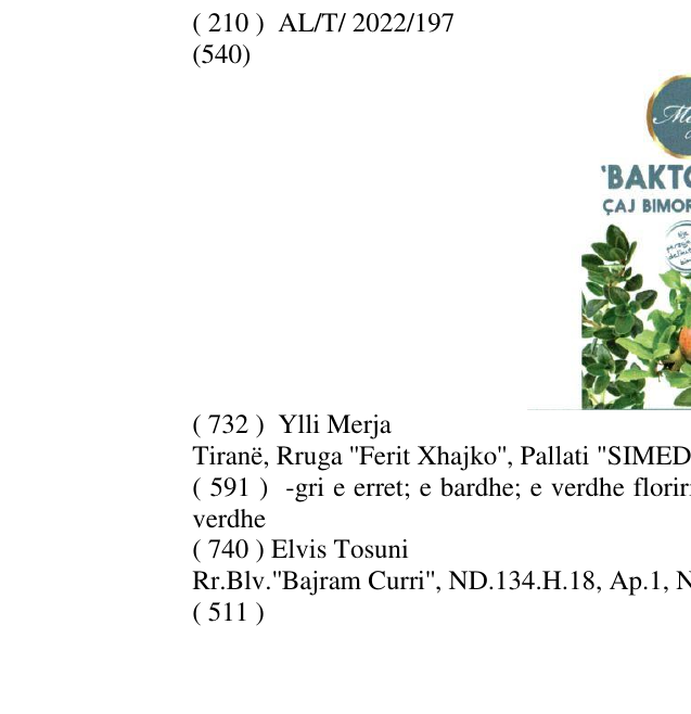 Zëri i markës Merja BAKTOMER në buletin