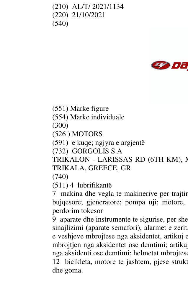 Zëri i markës MOTORS në buletin