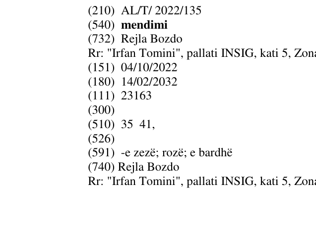 Zëri i markës mendimi në buletin