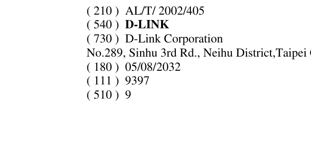 Zëri i markës D-LINK në buletin