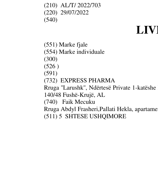 Zëri i markës LIVEER në buletin