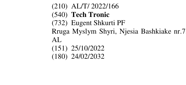 Zëri i markës Tech Tronic në buletin