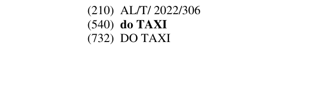 Zëri i markës do TAXI në buletin